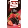 Czekolada Gorzka z truskawką B/C B/G 75 g Torras